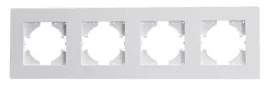 viplast-879-41-vip-ramka-poczworna-abs-biala