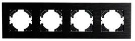 viplast-879-45a-vip-ramka-poczworna-alu-czarna