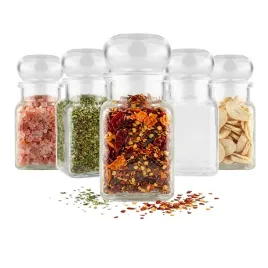 5x-sloiki-sloiczki-szczelne-na-przyprawy-ziola-diy-150ml-szklana-pokrywa