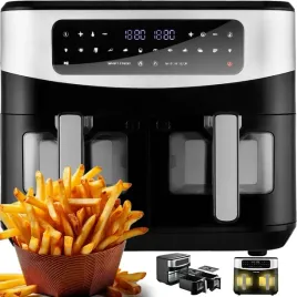 frytkownica-beztluszczowa-10l-xxl-air-fryer-podwojna-2600w-frytownica-szyba