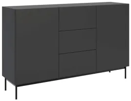 komoda-dwudrzwiowa-olio-z-trzema-szufladami-160-cm-czarna