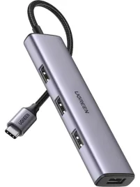 hub-usb-c-ugreen-cm473-4w1-4x-usb-3-0-szary