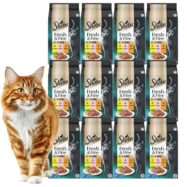 sheba-fresh-and-fine-saszetki-12x-6x50g-w-sosie-kurczak-losos-indyk