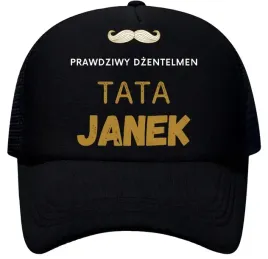 czapka-trucker-z-siatka-prawdziwy-dzentelmen-tata-imie-taty-personalizowana