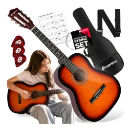 gitara-klasyczna-3-4-3-kostki-pasek-do-gitary-zapasowe-struny-pokrowiec