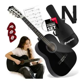 gitara-klasyczna-3-4-3-kostki-pasek-do-gitary-zapasowe-struny-pokrowiec