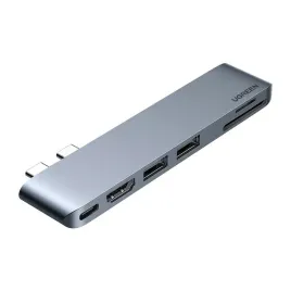 hub-usb-c-ugreen-cm380-6-portowy-szary
