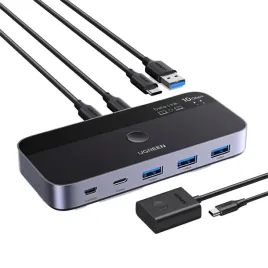 przelacznik-usb-c-ugreen-cm691-4-portowy-2x1-szary