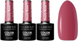 3-x-claresa-lakier-hybrydowy-dusty-rose-5-5g-blask-wysoka-pigmentacja
