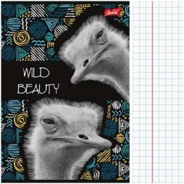 zeszyt-a5-w-kratke-60-kartek-laminowany-unipap-majewski-wild-beauty