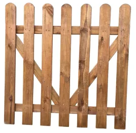 furtka-sztachetowa-gladka-braz-100x80