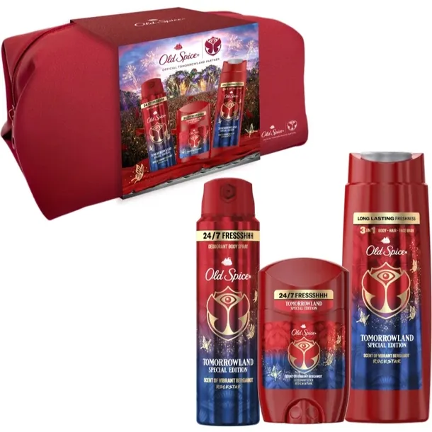 Old Spice Tomorrowland Zestaw deo sztyft + deo spray +żel + kosmetyczka