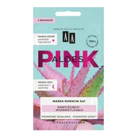 aa-aloes-pink-nawilzajaco-rozswietlajaca-maska-kuracja-dzien-noc-2x4g