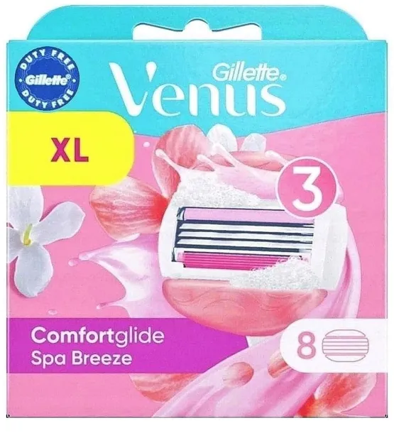 Wkłady do maszynek Gillette Venus Comfort Glide Spa Breeze 8 sztuk