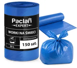 paclan-expert-worki-na-smieci-35l-150-szt-niebieskie-zawiazywane