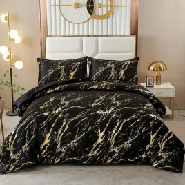 komplet-poscieli-marmurkowej-czarnej-ze-zlota-aplikacja-160x200cm-marbre