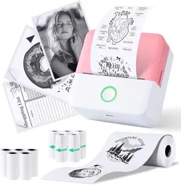 miniaturowa-drukarka-przenosna-z-10-rolkami-papieru-na-bluetooth-do-notatek
