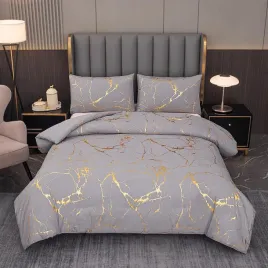 komplet-poscieli-marmurkowej-szarej-ze-zlota-aplikacja-200x220cm-marbre
