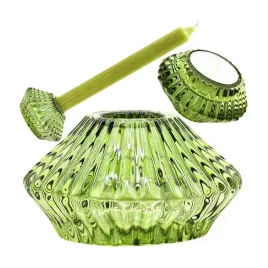 dwustronny-swiecznik-szklany-kwiat-tealight-swiece-rytualne-stolowe-zielony