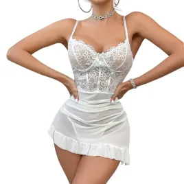 kuszaca-biala-koszulka-nocna-babydoll-z-koronka-xxl