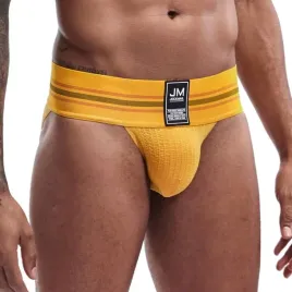 zolte-slipy-gym-szeroka-guma-jockmail-m