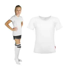 koszulka-dziewczeca-158-bawelna-t-shirt-na-wf-krotki-rekaw-biala