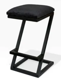 hoker-loftowy-metalowy-65-cm-wysoki-welur-czarny-romb-tapicerka-kolory