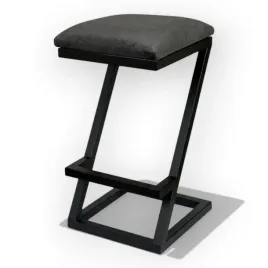 taboret-barowy-loft-industrialny-noga-z-65-cm-welur-szare-karo-miekki
