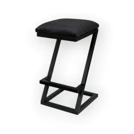 taboret-do-wyspy-hoker-czarny-welur-czarny-romb-65-cm-rustykalny-stal