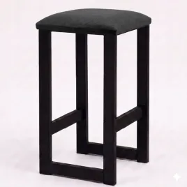 taboret-barowy-hoker-do-wyspy-czarny-loft-h64-wysoki-welur-szare-karo