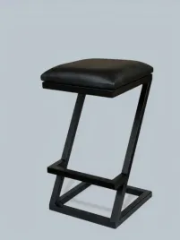 loftowy-hoker-z-metalowy-taboret-65-cm-czarny-tapicerka-eko-skora-czarna