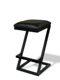 stalowy-hoker-taboret-wys-65-cm-czarny-tapicerka-eko-skora-premium