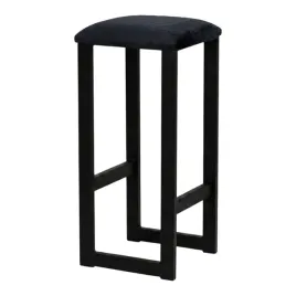 taboret-wysoki-z-czarna-tapicerka-h75-nowoczesny-malowany-proszkowo-welury