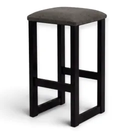 kuchenny-taboret-hoker-h64-metalowy-czarny-welur-karo-szary-kolor
