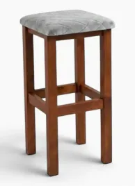 hoker-drewniany-naturalny-bukowy-h65-cm-wysoki-do-wyspy-welur-szary-jasny