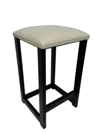 taboret-metalowy-tapicerowany-h52-czarny-welur-ekoskora-kolor-ecru