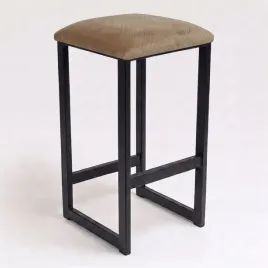 hoker-welurowe-siedzisko-bezowa-jodelka-pikowany-metalowy-taboret-h65-cm