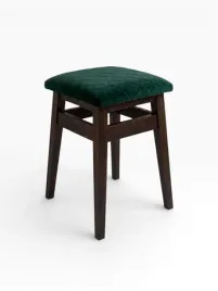 taboret-drewniany-bukowy-30x30x50-cm-stolek-kuchenny-krzeslo-zielony-welur