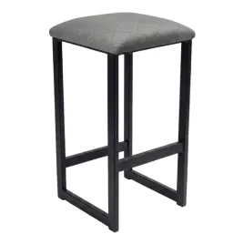 tapicerowany-hoker-kuchenny-do-wyspy-czarny-metalowy-35x35x65-cm