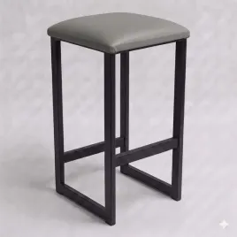 taboret-hoker-premium-czarny-do-kuchni-do-wyspy-do-barku-ekoskora-szary