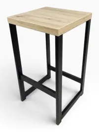 taboret-czarny-hoker-stolek-metalowy-35x35x60-cm-gruby-laminat-3-6-cm