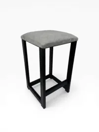 taboret-do-kuchni-tapicerowany-szare-karo-miekki-welur-duzy-wybor-koloro
