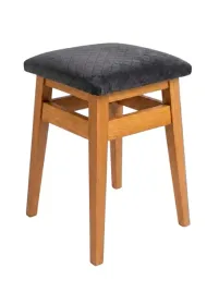 taboret-drewniany-bukowy-do-kuchni-rustykalny-olejowany-tapicerka-szara
