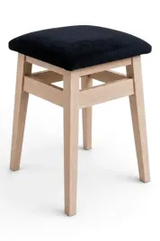 taboret-drewniany-naturalny-bukowy-siedzisko-welur-czarny-romb-30x30x50