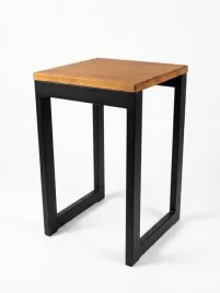 stolek-taboret-hoker-czarny-metal-drewno-bejca-plus-olej-wosk-laminat