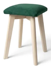 taboret-stolek-wygodny-tapicerowany-miekki-welur-zielone-karo-30x30x50-cm