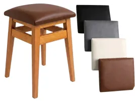 taboret-drewniany-naturalne-drewno-i-skora-brazowa-kuchenny-h50-cm
