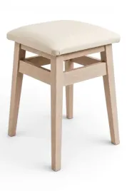 taboret-drewniany-naturalne-drewno-i-welur-tapicerka-skora-ecru-h50-cm