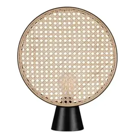 azurowa-lampa-stolowa-z-wtyczka-colverzo-le45385-okragla-czarna-drewniana