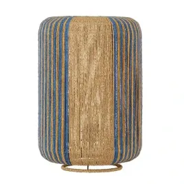 sypialniana-lampka-nocna-dulermo-le45352-cylindryczna-brazowa-niebieska